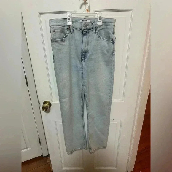 NWOT RE/DONE 70s crop boot jean in vapor wave - Picture 3 of 10